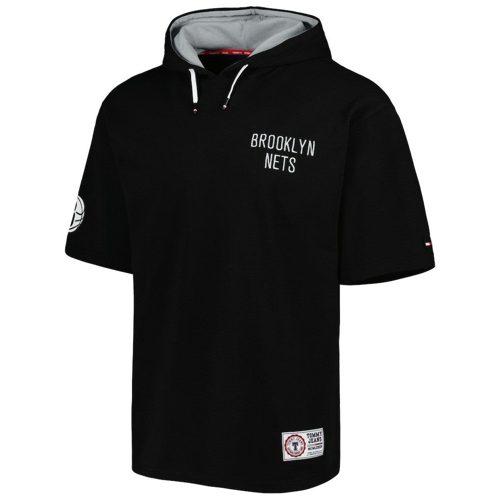 Brooklyn Nets Tommy Jeans Matthew 2-In-1 T-Shirt & Hoodie Combo Set For Sale