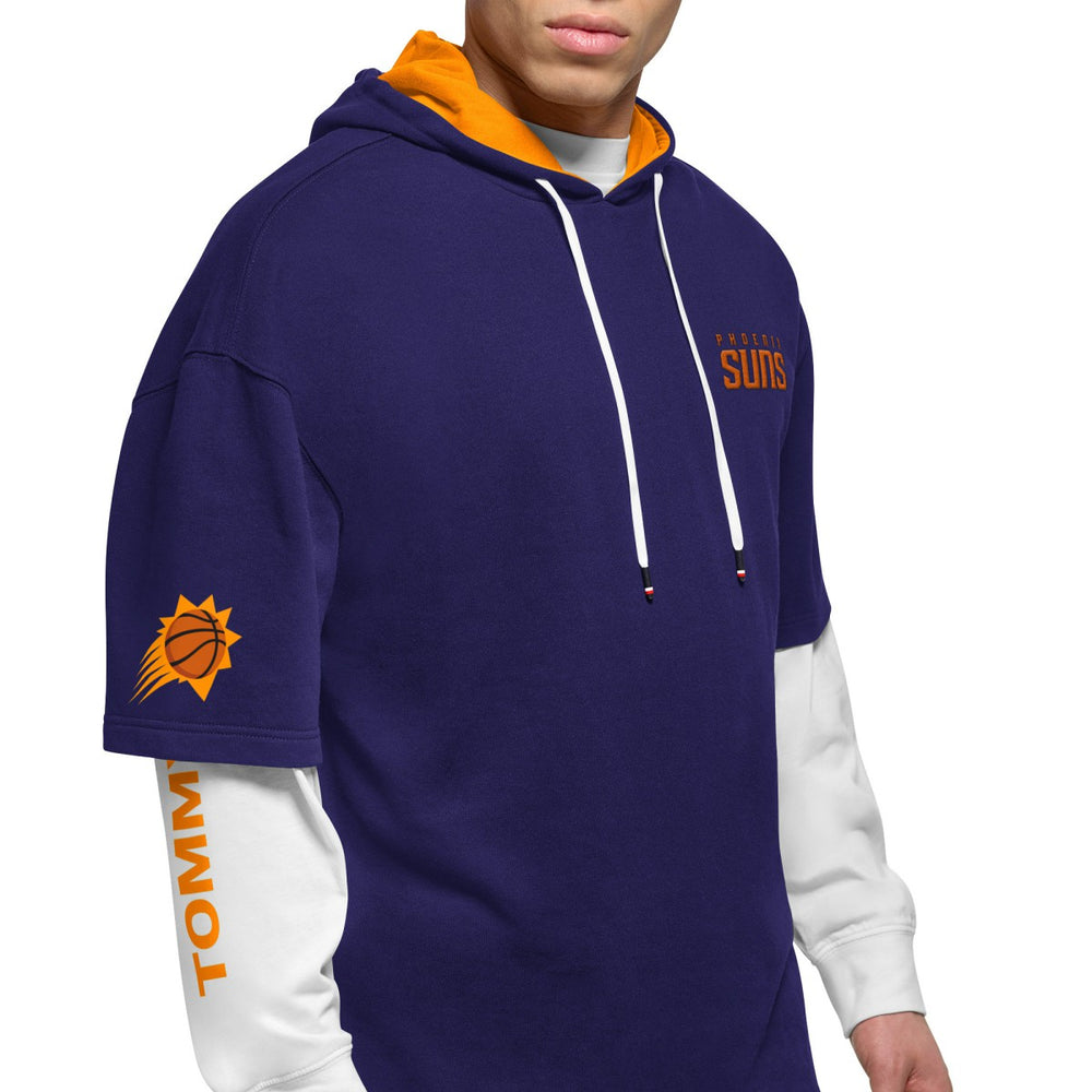 Phoenix Suns Tommy Jeans Matthew 2 In 1 T-Shirt & Hoodie Combo Set For Sale