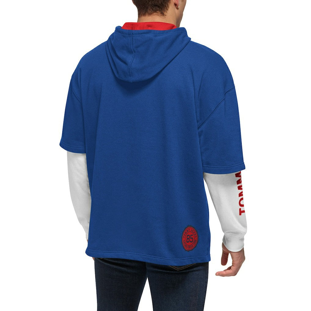 Philadelphia 76ers Tommy Jeans Matthew 2-In-1 T-Shirt & Hoodie Combo Set On Sale