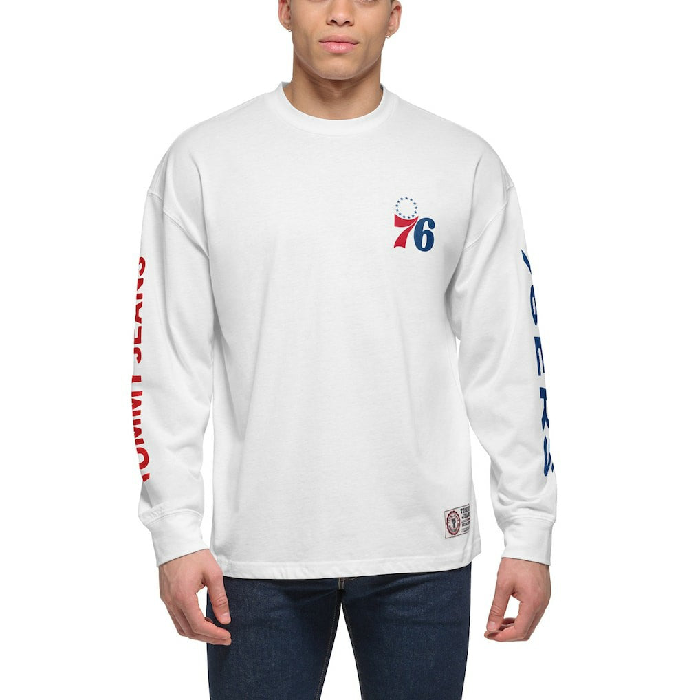 Philadelphia 76ers Tommy Jeans Matthew 2-In-1 T-Shirt & Hoodie Combo Set On Sale
