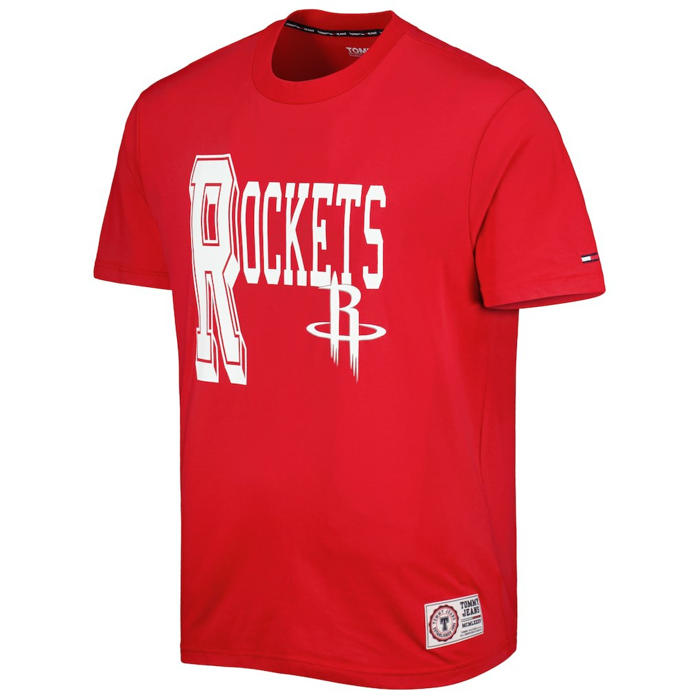 Houston Rockets Tommy Jeans Mel Varsity T-Shirt Discount