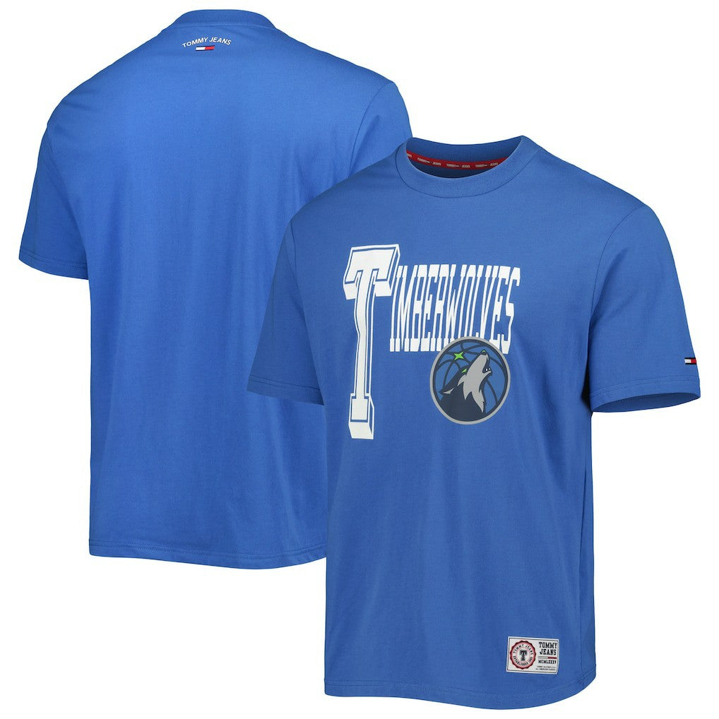 Minnesota Timberwolves Tommy Jeans Mel Varsity T-Shirt On Sale
