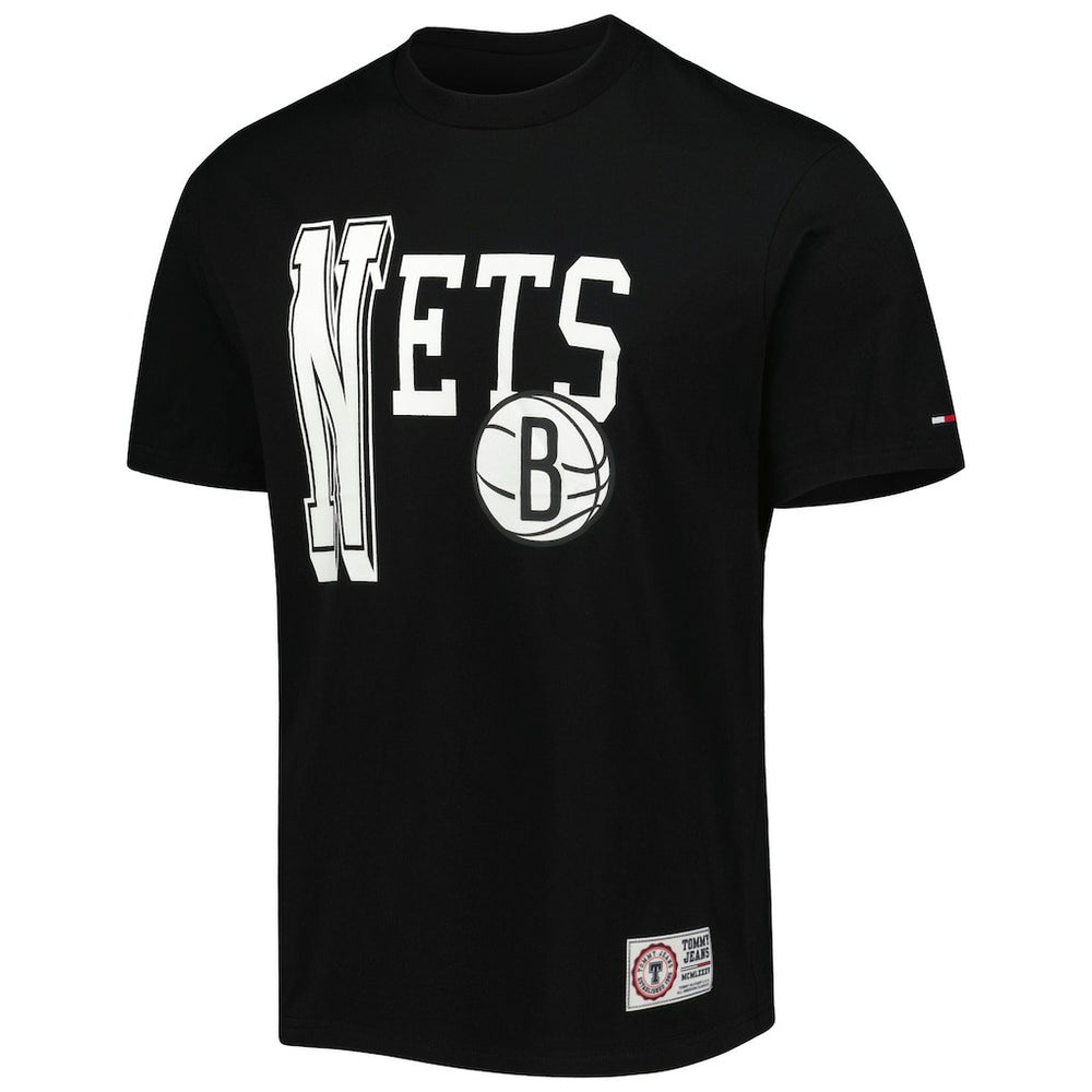 Brooklyn Nets Tommy Jeans Mel Varsity T-Shirt For Sale