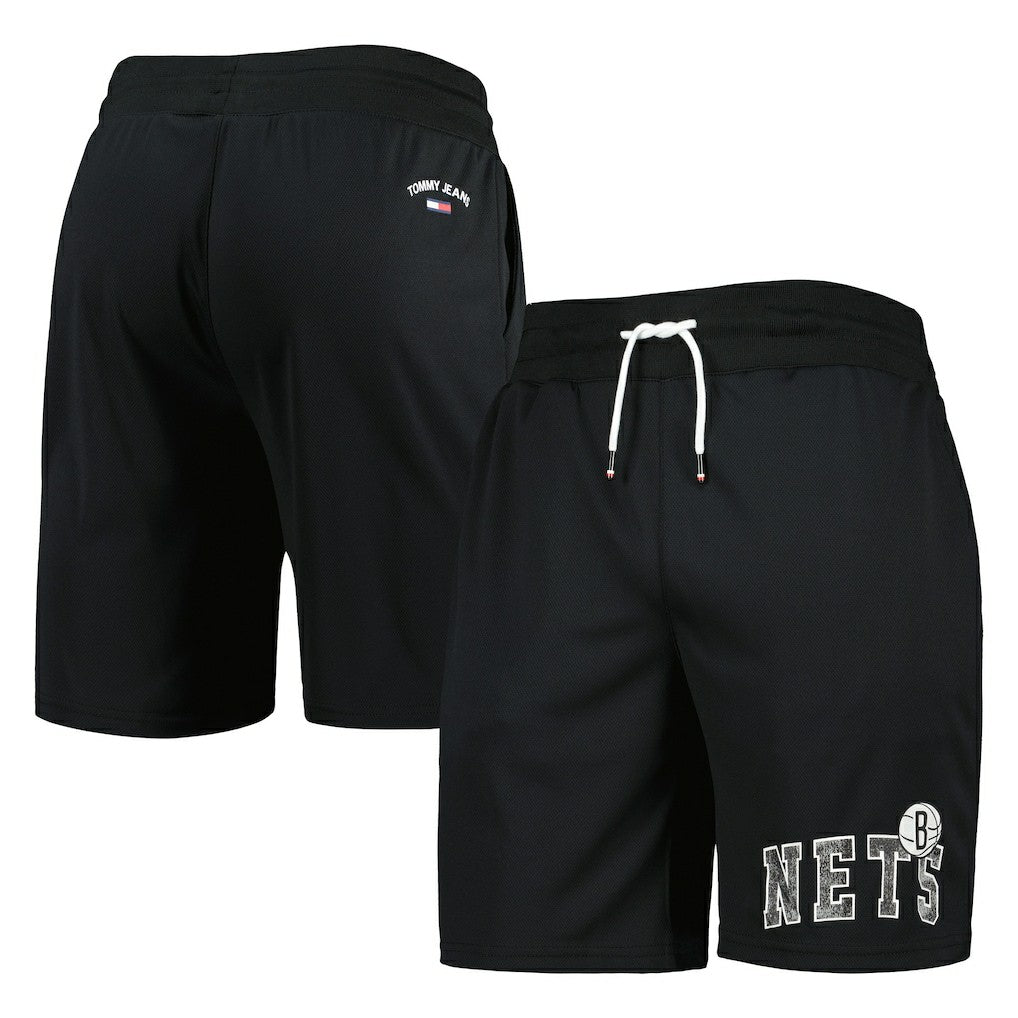 Brooklyn Nets Tommy Jeans Mike Mesh Basketball Shorts On Sale