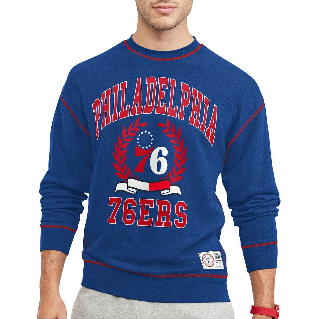 Philadelphia 76ers Tommy Jeans Peter French Terry Pullover Sweatshirt Outlet