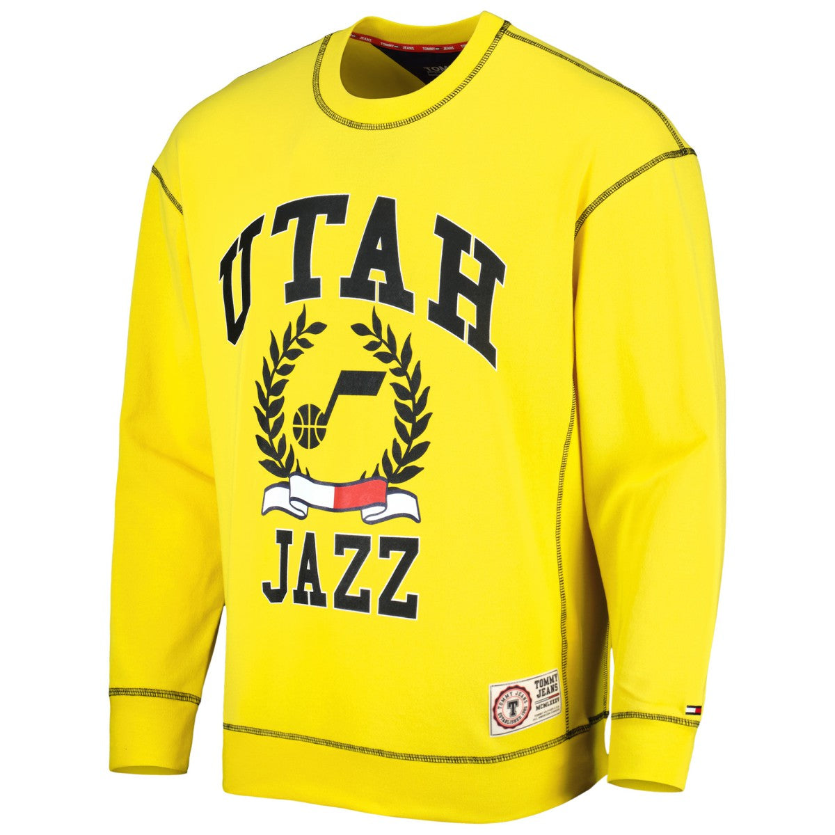 Utah Jazz Tommy Jeans Peter French Terry Pullover Sweatshirt For Sale