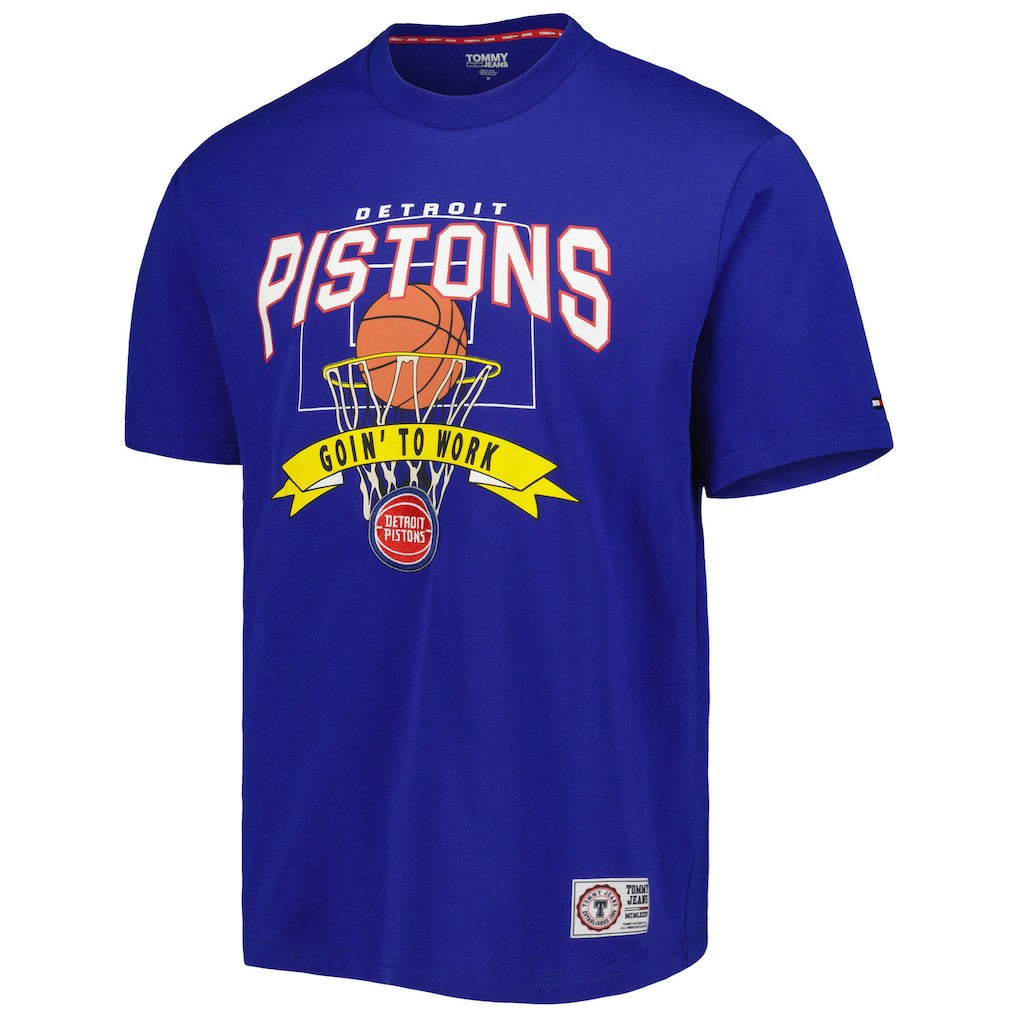 Detroit Pistons Tommy Jeans Tim Backboard T-Shirt Online
