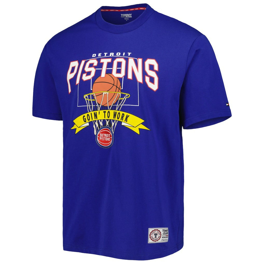 Detroit Pistons Tommy Jeans Tim Backboard T-Shirt Online