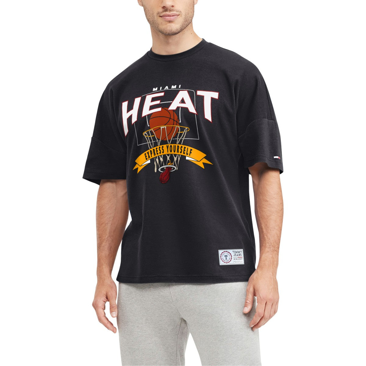 Miami Heat Tommy Jeans Tim Backboard T-Shirt Online