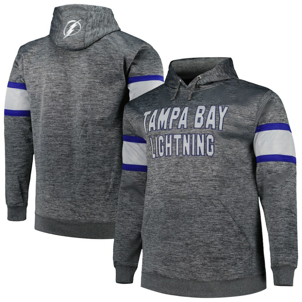 Tampa Bay Lightning Big & Tall Stripe Pullover Hoodie For Sale