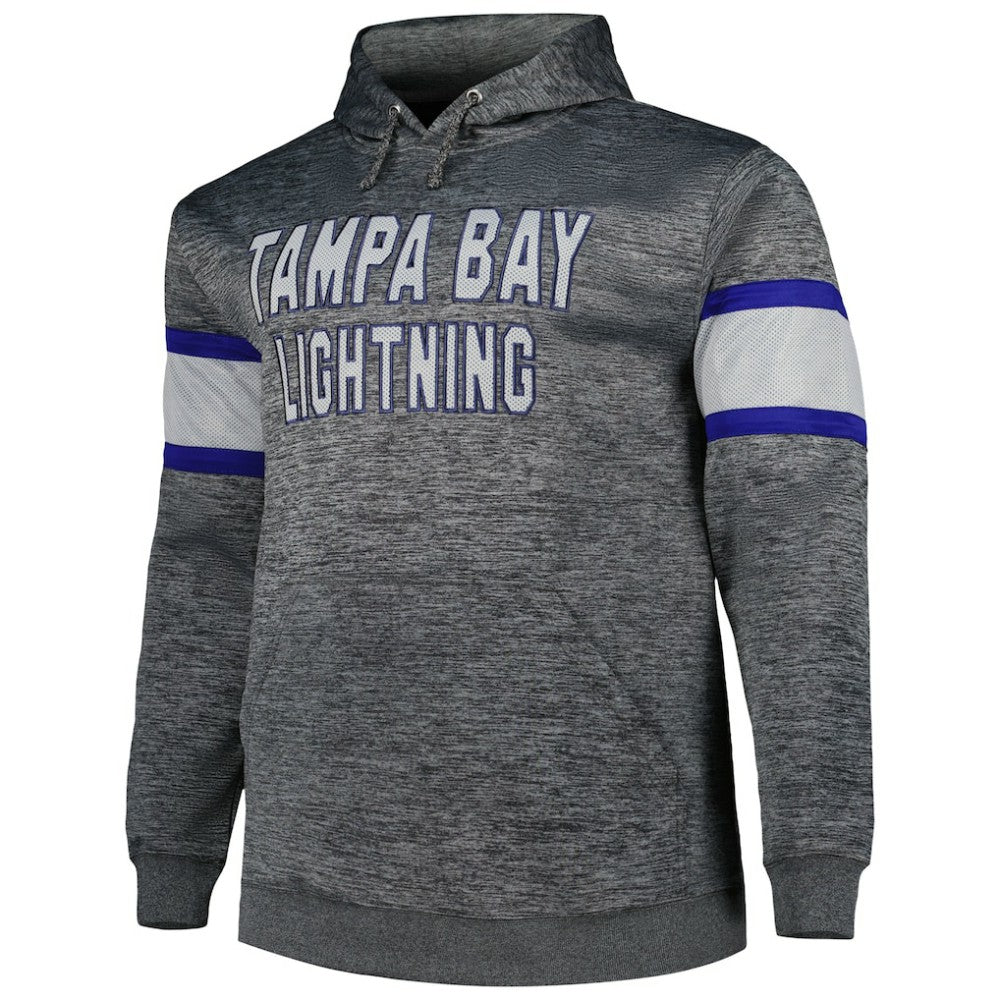 Tampa Bay Lightning Big & Tall Stripe Pullover Hoodie For Sale
