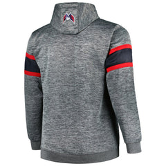 Washington Capitals Big & Tall Stripe Pullover Hoodie Outlet