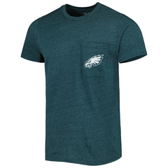 Philadelphia Eagles  Majestic Threads Tri-Blend Pocket T-Shirt