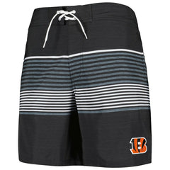 Cincinnati Bengals  G-III Sports by Carl Banks Coastline Volley Swim Shorts