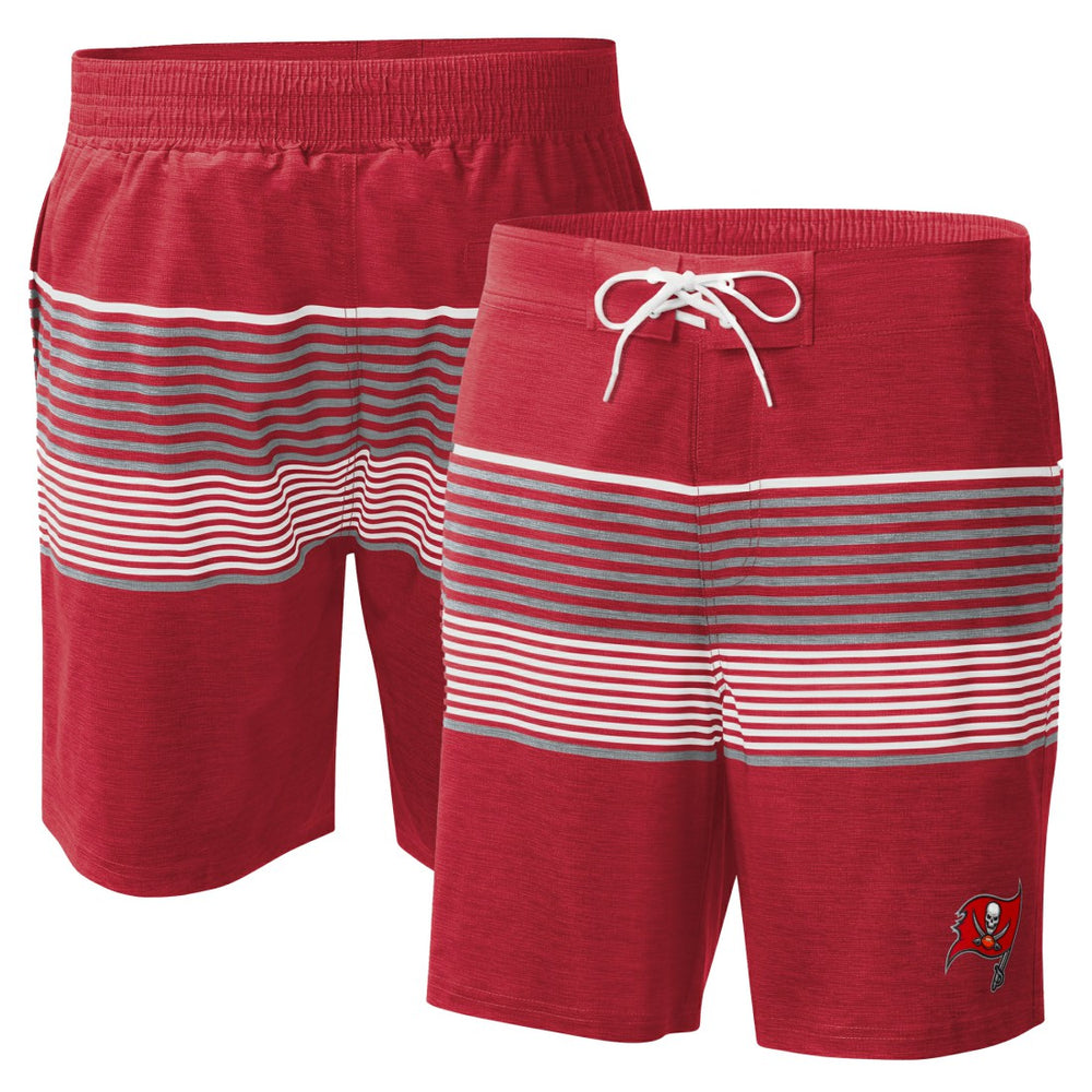 Tampa Bay Buccaneers  G-III Sports by Carl Banks Coastline Volley Swim Shorts