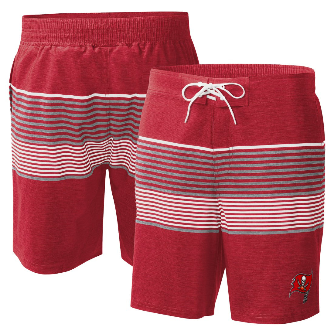 Tampa Bay Buccaneers  G-III Sports by Carl Banks Coastline Volley Swim Shorts