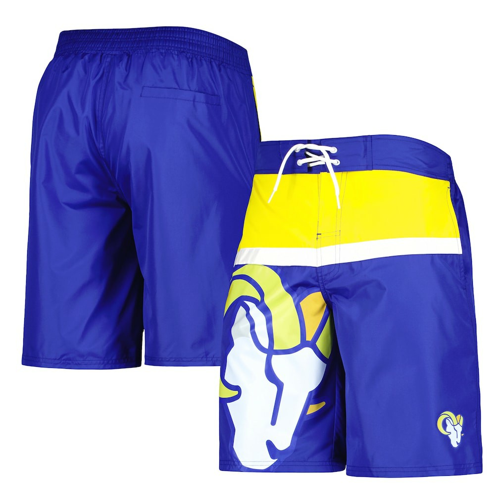 Los Angeles Rams  G-III Sports by Carl Banks Sea Wind Swim Trunks