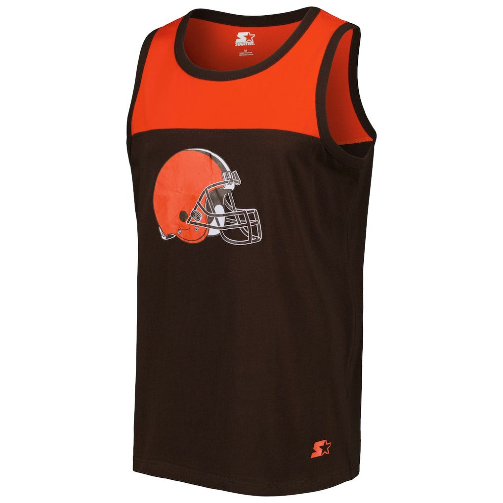 Cleveland Browns  Starter Logo Touchdown Fashion Tank Top