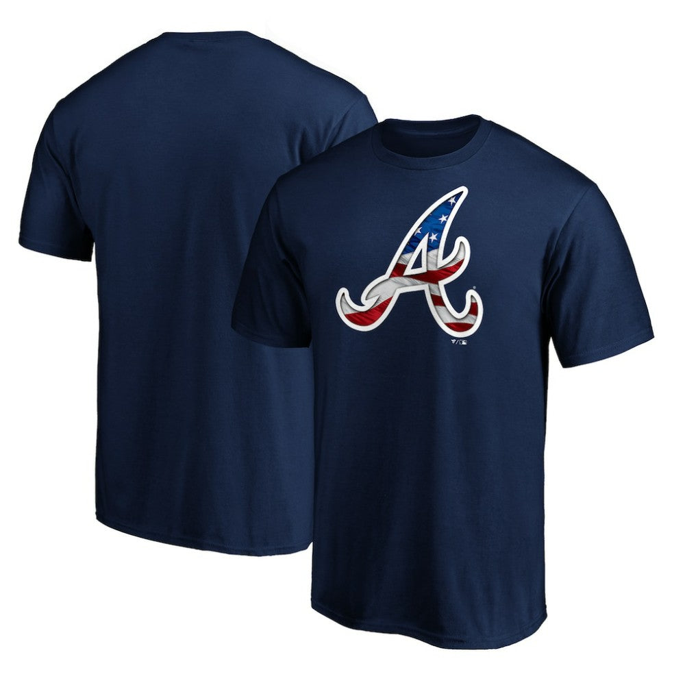 Atlanta Braves Team Banner Wave T-Shirt | MLB Discount