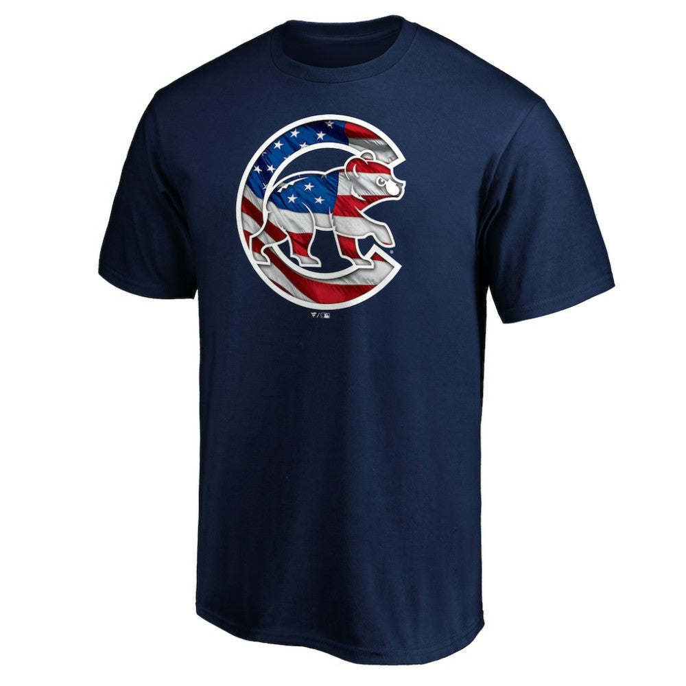 Chicago Cubs Team Banner Wave T-Shirt | MLB New