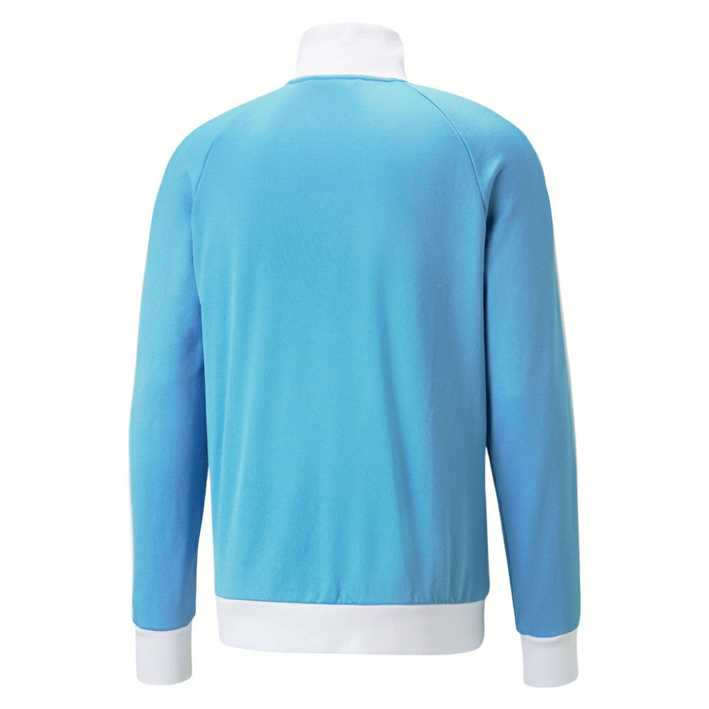 Manchester City ftblHeritage T7 Raglan Full-Zip Track Jacket Sky Blue - Puma
