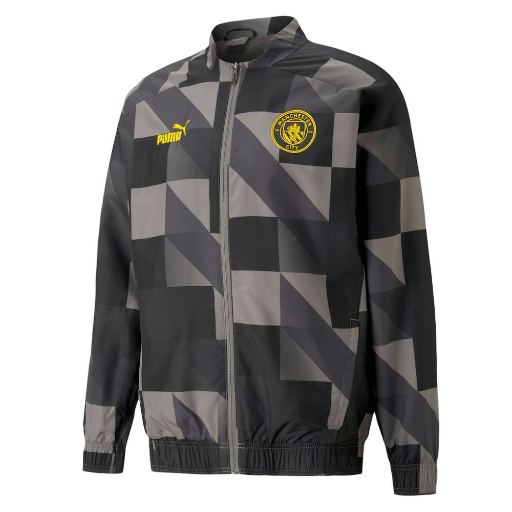 Manchester City 2022/23 Pre-Match Full-Zip Jacket Black - Puma