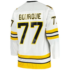 Ray Bourque Boston Bruins Mitchell & Ness Big & Tall Captain Patch Blue Line Player Jersey Outlet