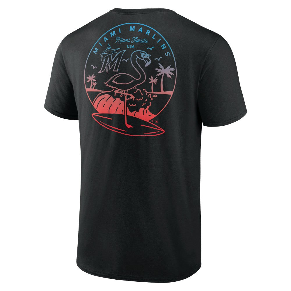 Miami Marlins Team Hometown Collection Surf's Up T-Shirt | MLB For sale