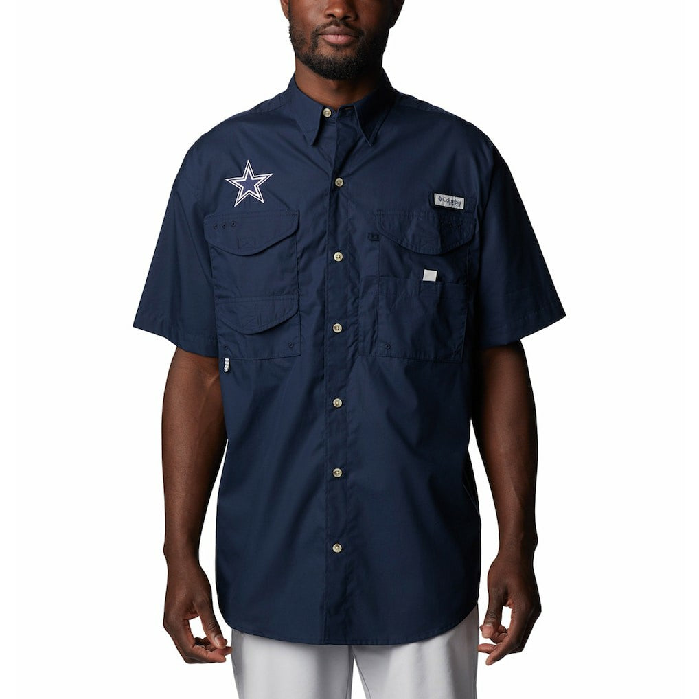 Dallas Cowboys Columbia Bonehead Team Button-Up Shirt