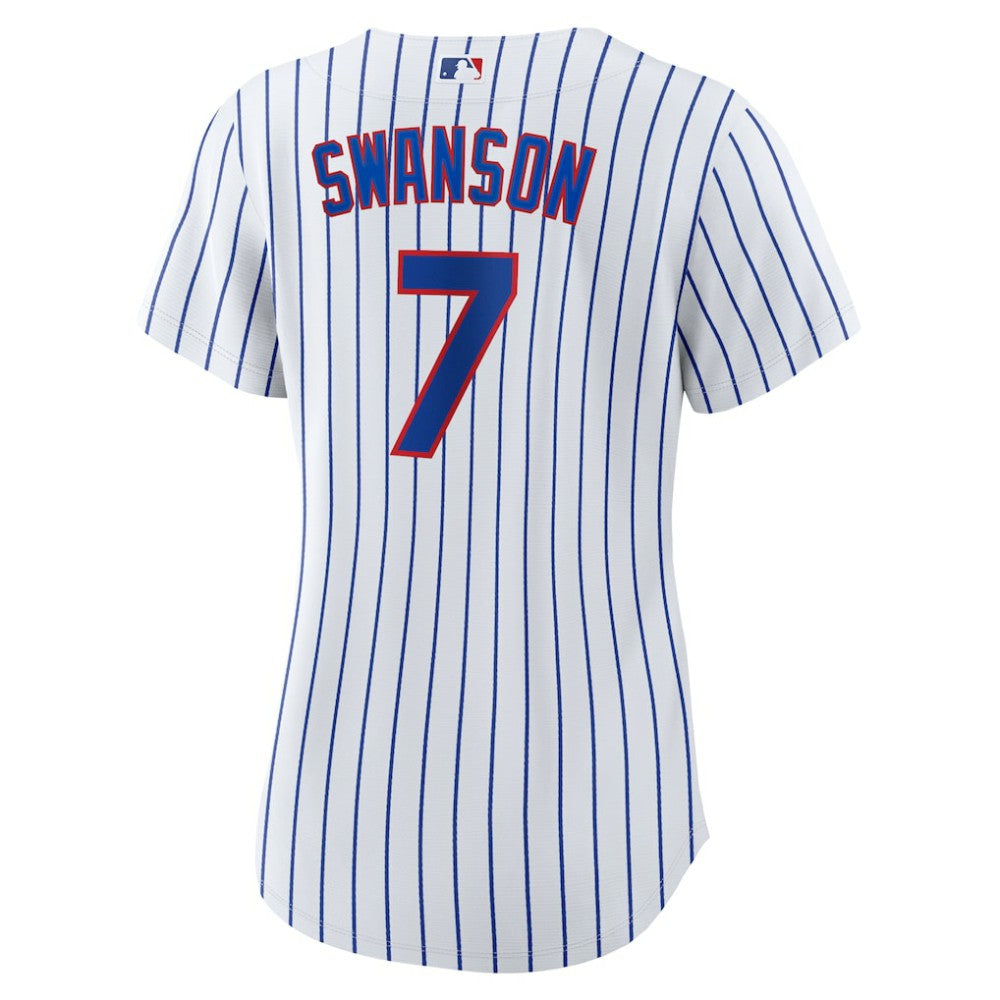Dansby Swanson Chicago Cubs Nike Women's Home Replica Player Jersey | MLB Outlet