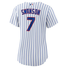 Dansby Swanson Chicago Cubs Nike Women's Home Replica Player Jersey | MLB Outlet