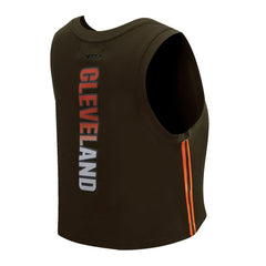 Cleveland Browns  Pro Standard Women's Ombre Wordmark Classic Cropped Tank Top