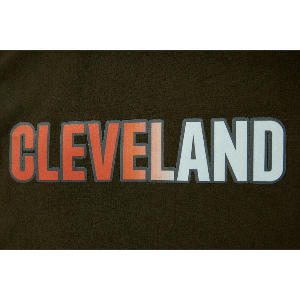 Cleveland Browns  Pro Standard Women's Ombre Wordmark Classic Cropped Tank Top