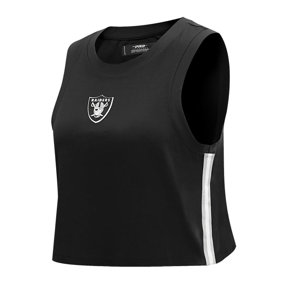 Las Vegas Raiders  Pro Standard Women's Ombre Wordmark Classic Cropped Tank Top