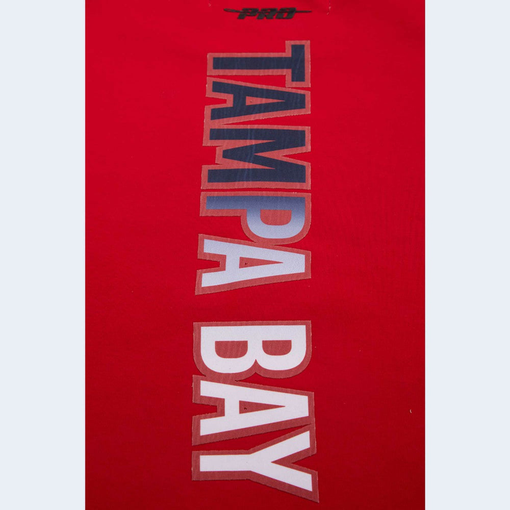 Tampa Bay Buccaneers  Pro Standard Women's Ombre Wordmark Classic Cropped Tank Top