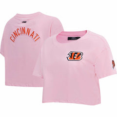 Cincinnati Bengals  Pro Standard Women's Cropped Boxy T-Shirt