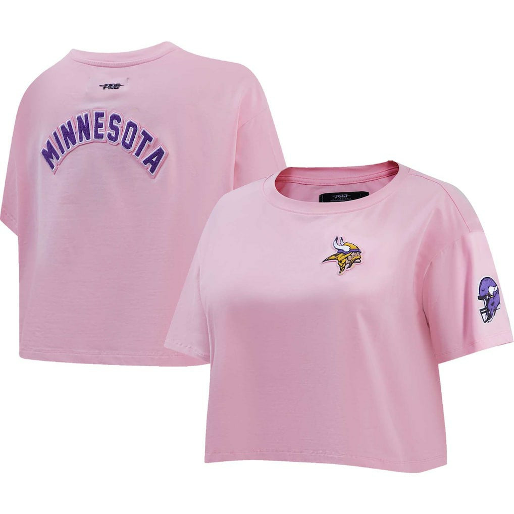 Minnesota Vikings  Pro Standard Women's Cropped Boxy T-Shirt