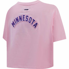 Minnesota Vikings  Pro Standard Women's Cropped Boxy T-Shirt