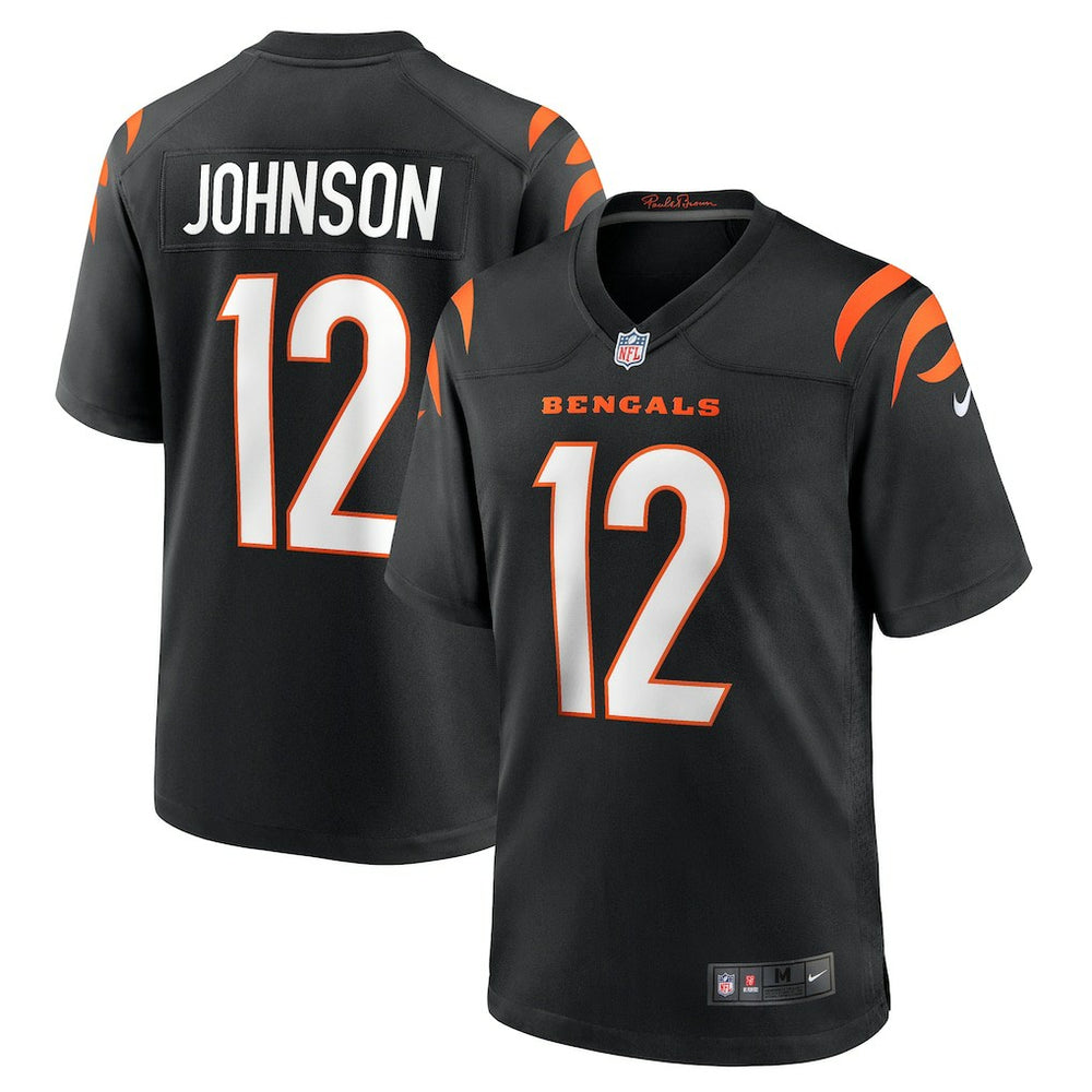 Cincinnati Bengals Nike Tyron Johnson  Home Game Player Jersey