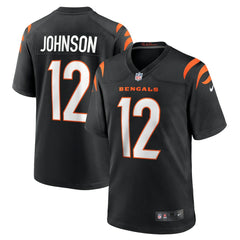 Cincinnati Bengals Nike Tyron Johnson  Home Game Player Jersey