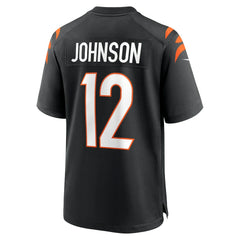 Cincinnati Bengals Nike Tyron Johnson  Home Game Player Jersey