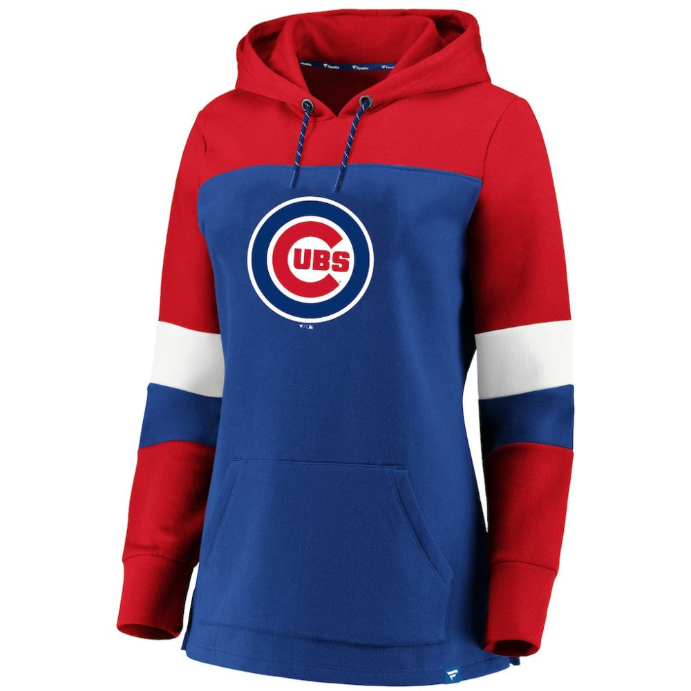 Chicago Cubs Women's Plus Size Colorblock Pullover Hoodie | MLB Near me