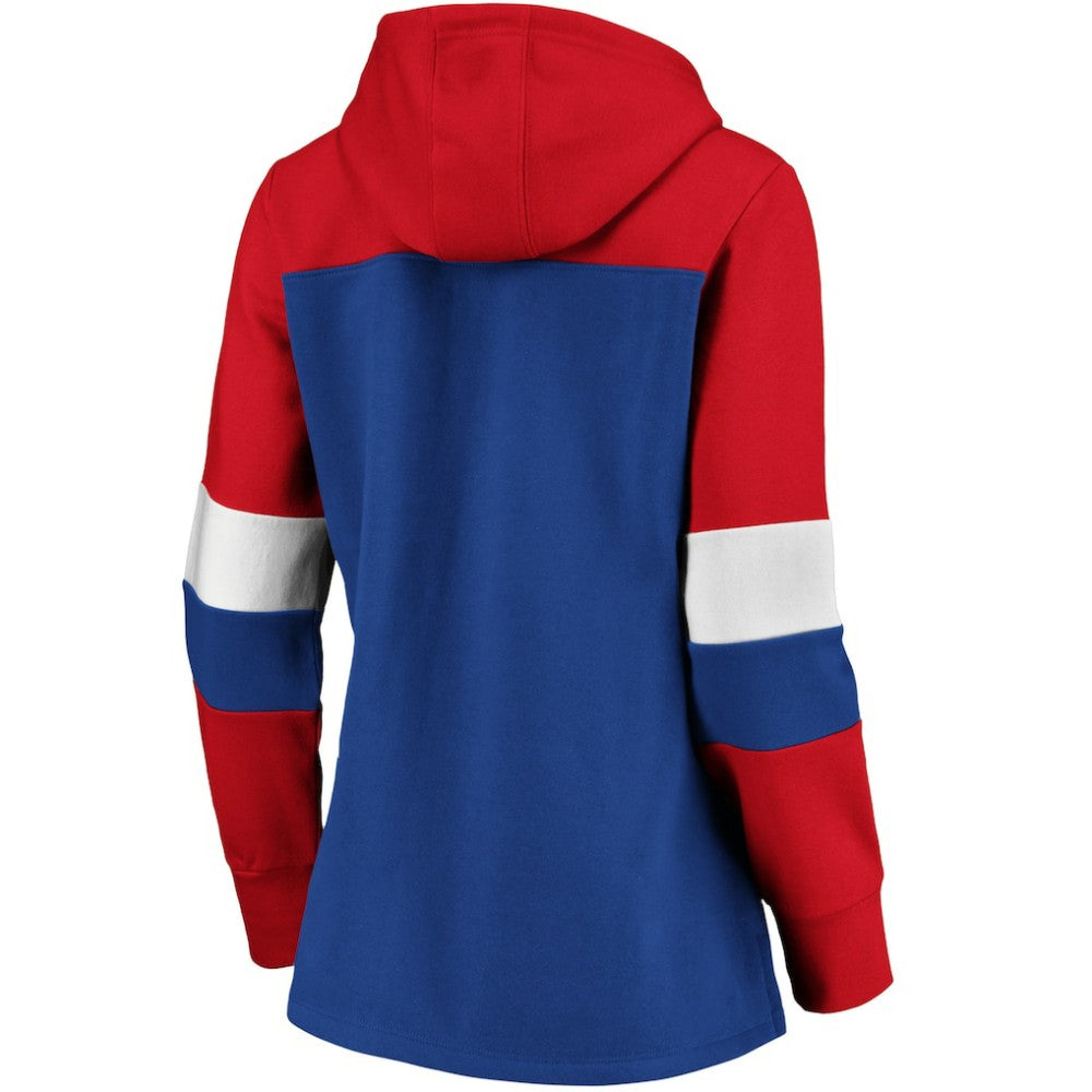 Chicago Cubs Women's Plus Size Colorblock Pullover Hoodie | MLB Near me