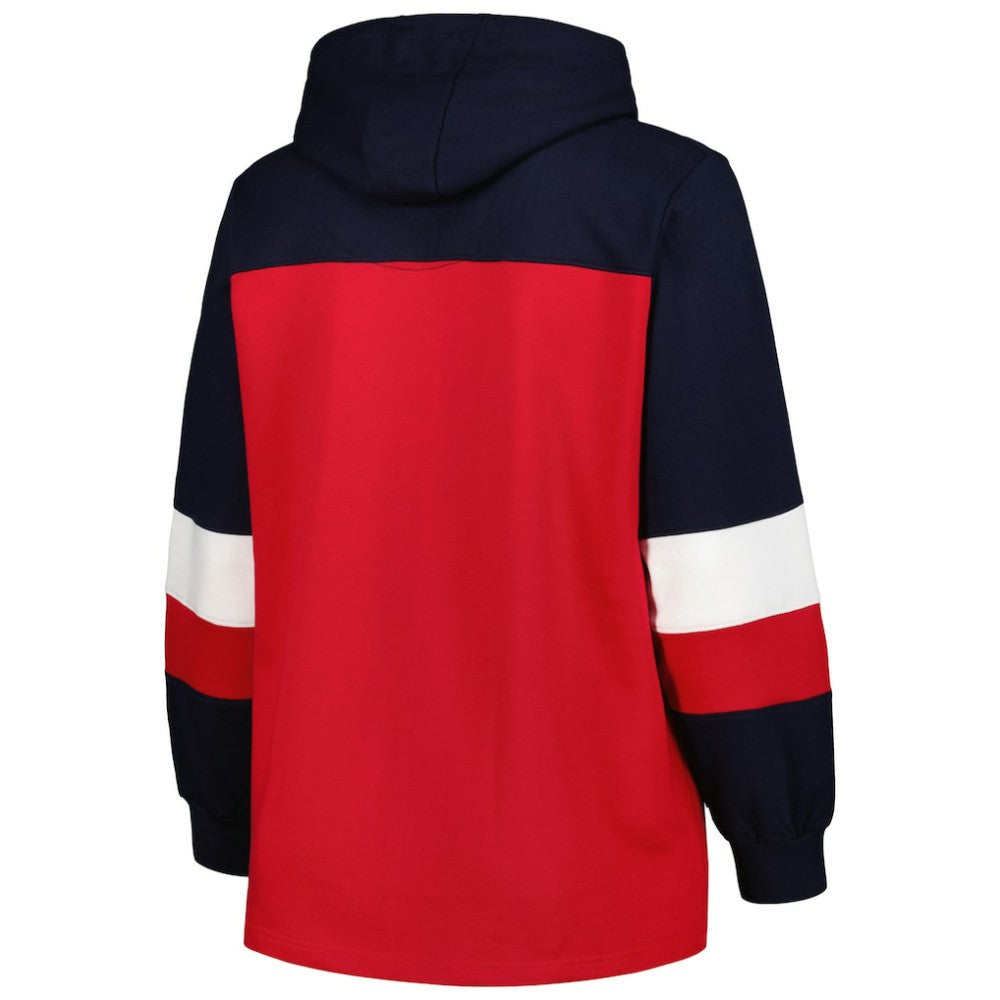 St. Louis Cardinals Women's Plus Size Colorblock Pullover Hoodie | MLB US