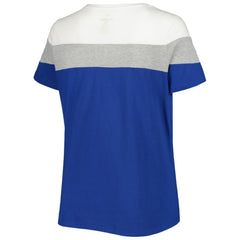 Chicago Cubs Women's Plus Size Colorblock T-Shirt | MLB New