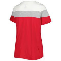 Los Angeles Angels Women's Plus Size Colorblock T-Shirt | MLB Online