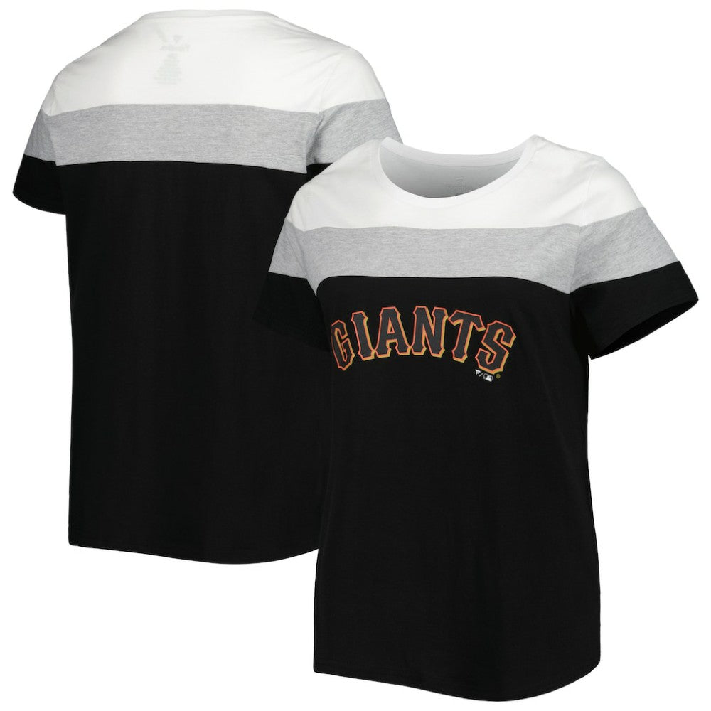 San Francisco Giants Women's Plus Size Colorblock T-Shirt | MLB US