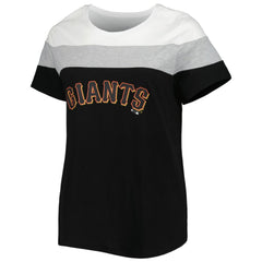 San Francisco Giants Women's Plus Size Colorblock T-Shirt | MLB US