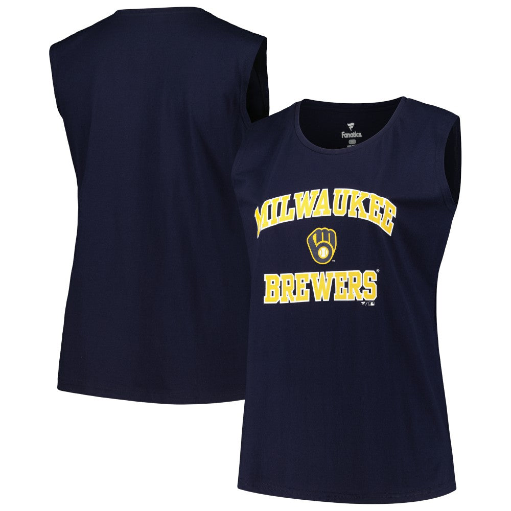 Milwaukee Brewers Profile Women's Plus Size Tank Top | MLB Online