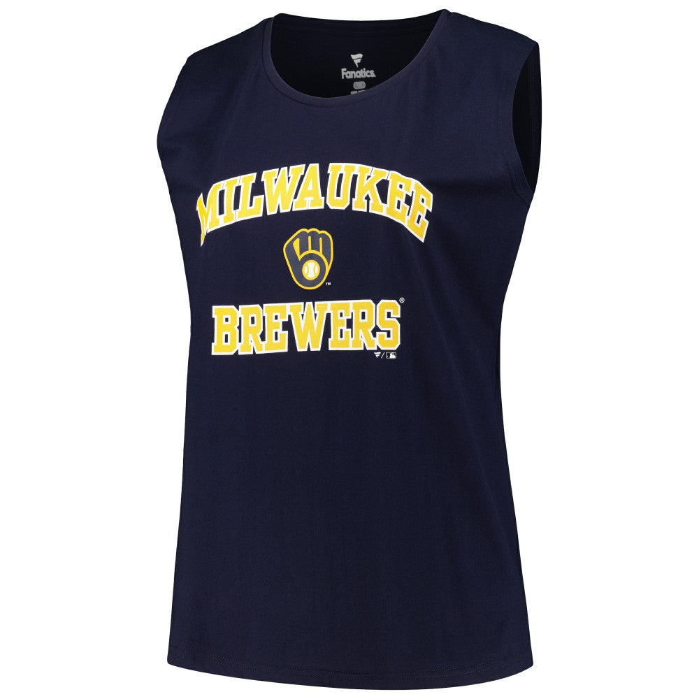 Milwaukee Brewers Profile Women's Plus Size Tank Top | MLB Online